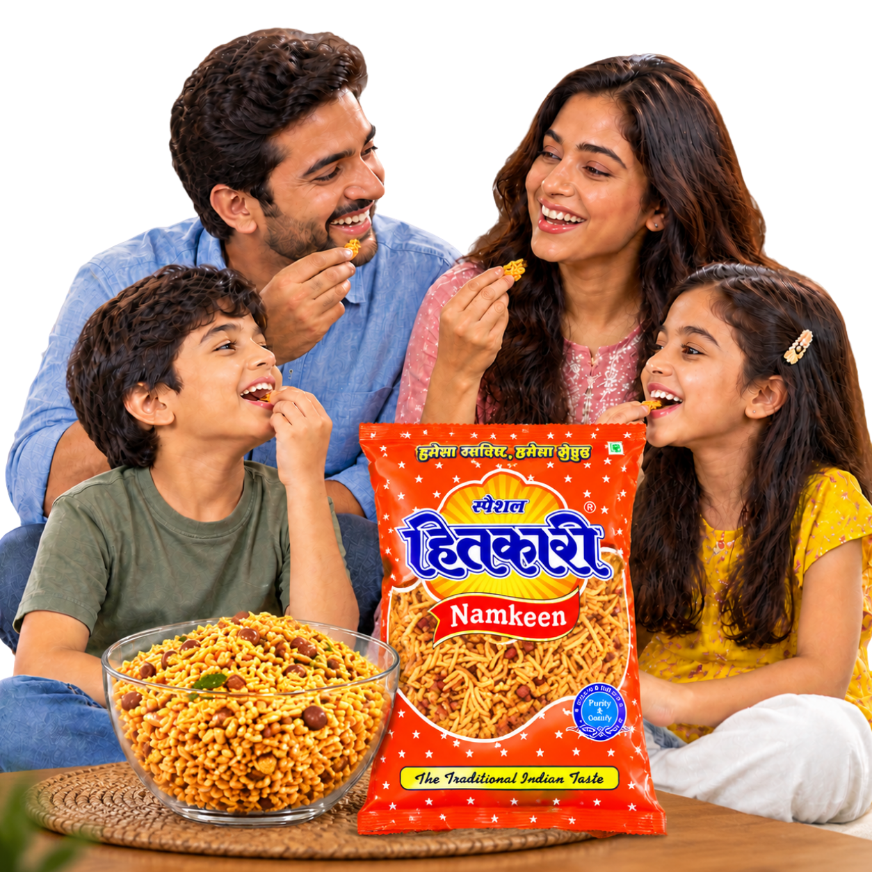 Freshness, flavour, family collection graphic